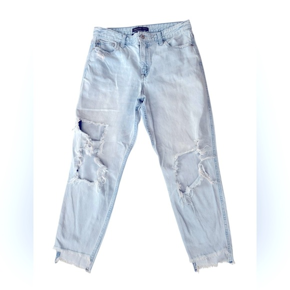 Abercrmbie and Fitch signature jeans 100% cotton sz 29 great condition 25 inseam - Picture 2 of 5
